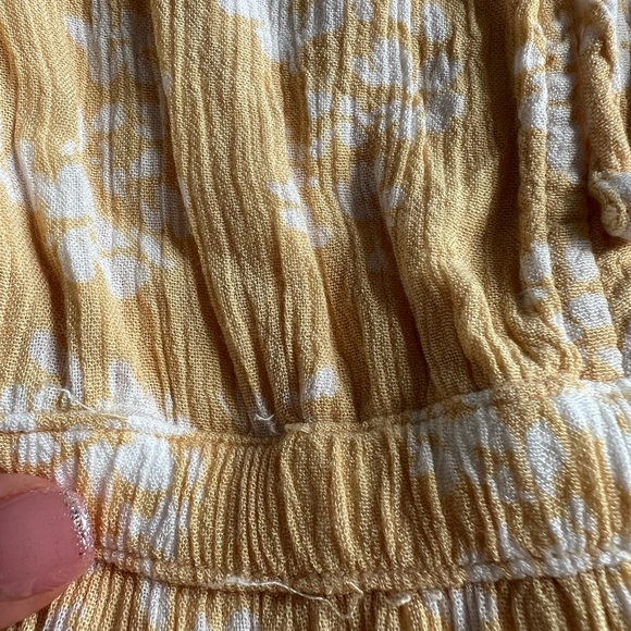 Abercrombie Yellow Mini Floral Dress - Picture 5 of 7